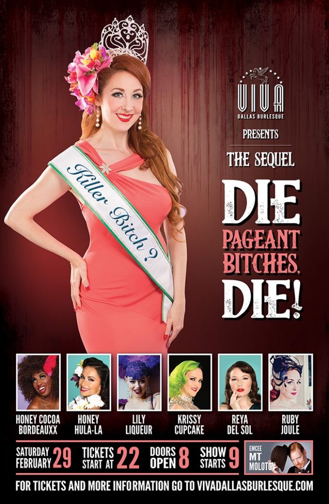 Pageant Flier with featured perfromers
